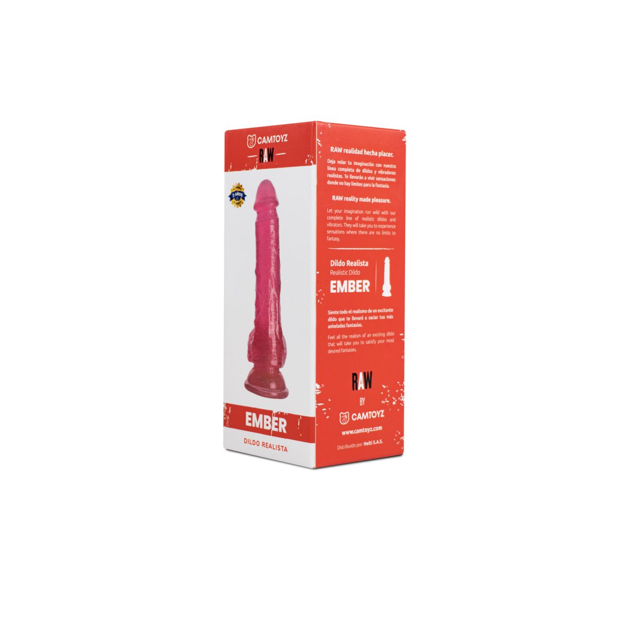 RAW DILDO REALISTA EMBER 20.5 CM