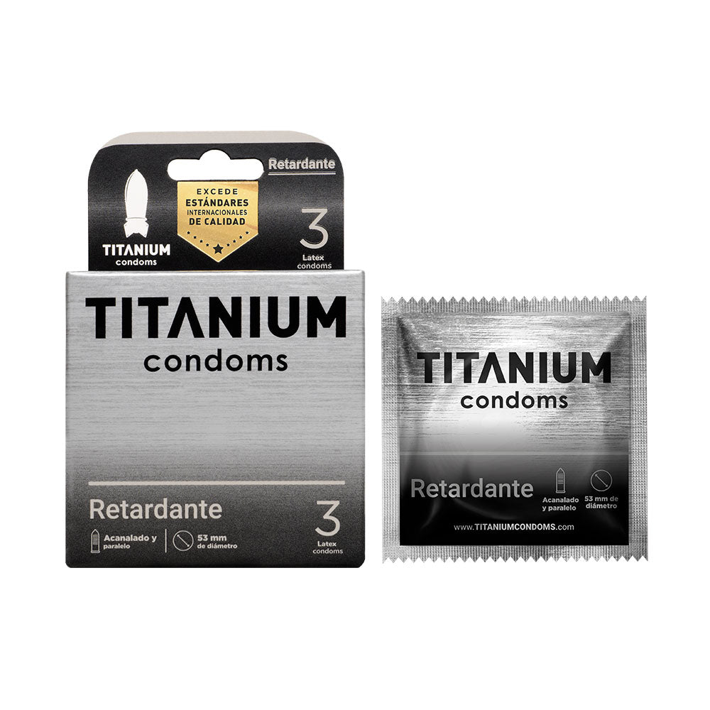CONDONES TITANIUM RETARDANTE