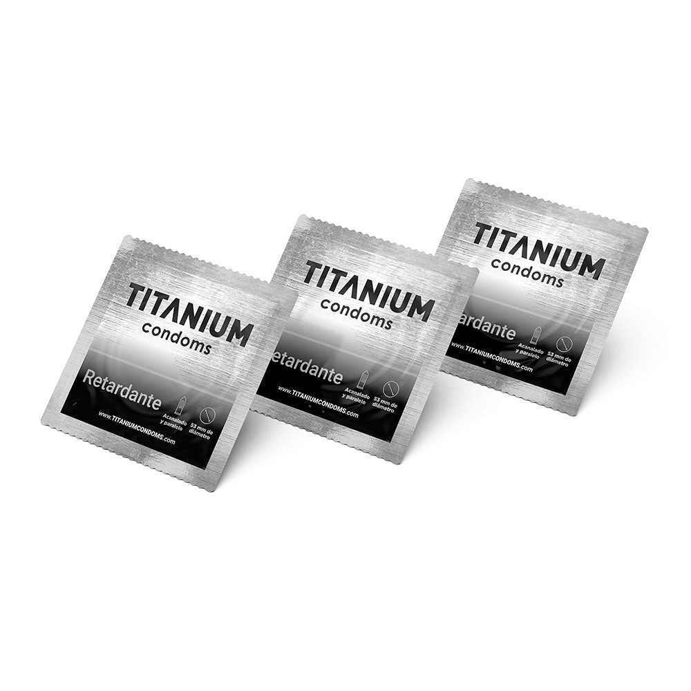 CONDONES TITANIUM RETARDANTE