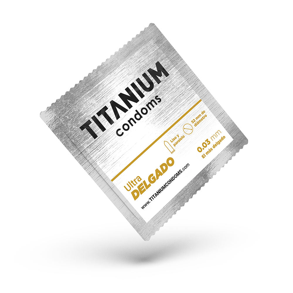 CONDONES TITANIUM ULTRA DELGADO