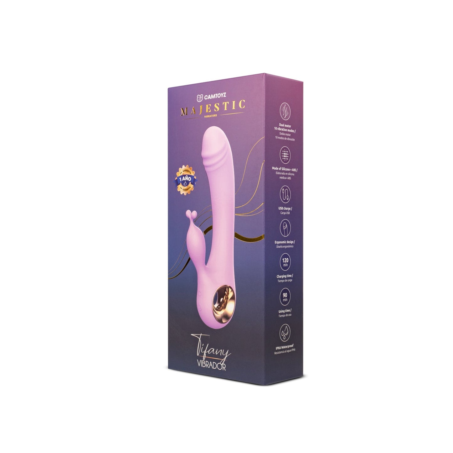 VIBRADOR DOBLE TIFANY