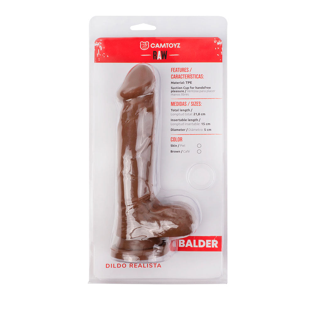 RAW DILDO ULTRA REALISTA BALDER 21.8 CM