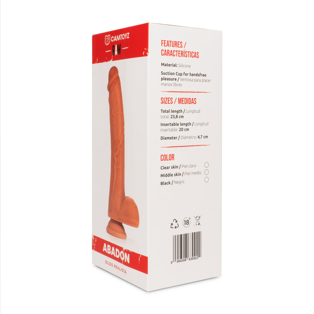 DILDO REALISTA ABADON 23.8 CM