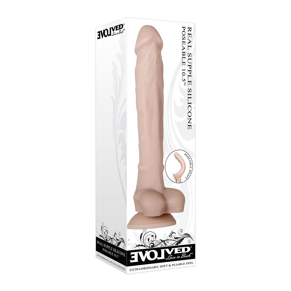 EVOLVED POSABLE DILDO REALISTA  26 CM