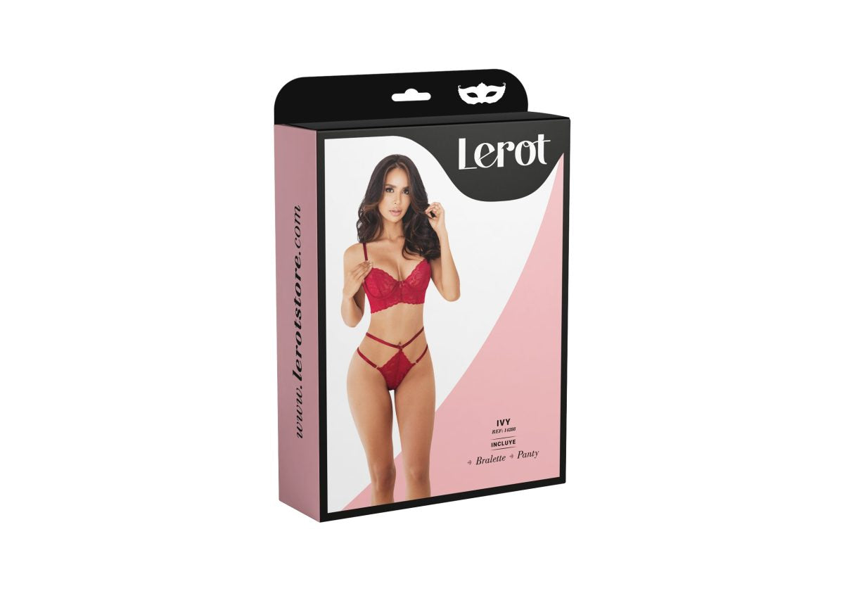 CONJUNTO LENCERÍA LEROT IVY S-M y M-L