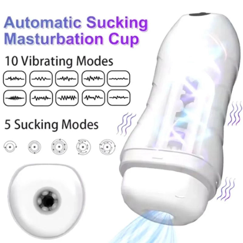 MASTURBADOR AUTOMATICO CON SUCCION