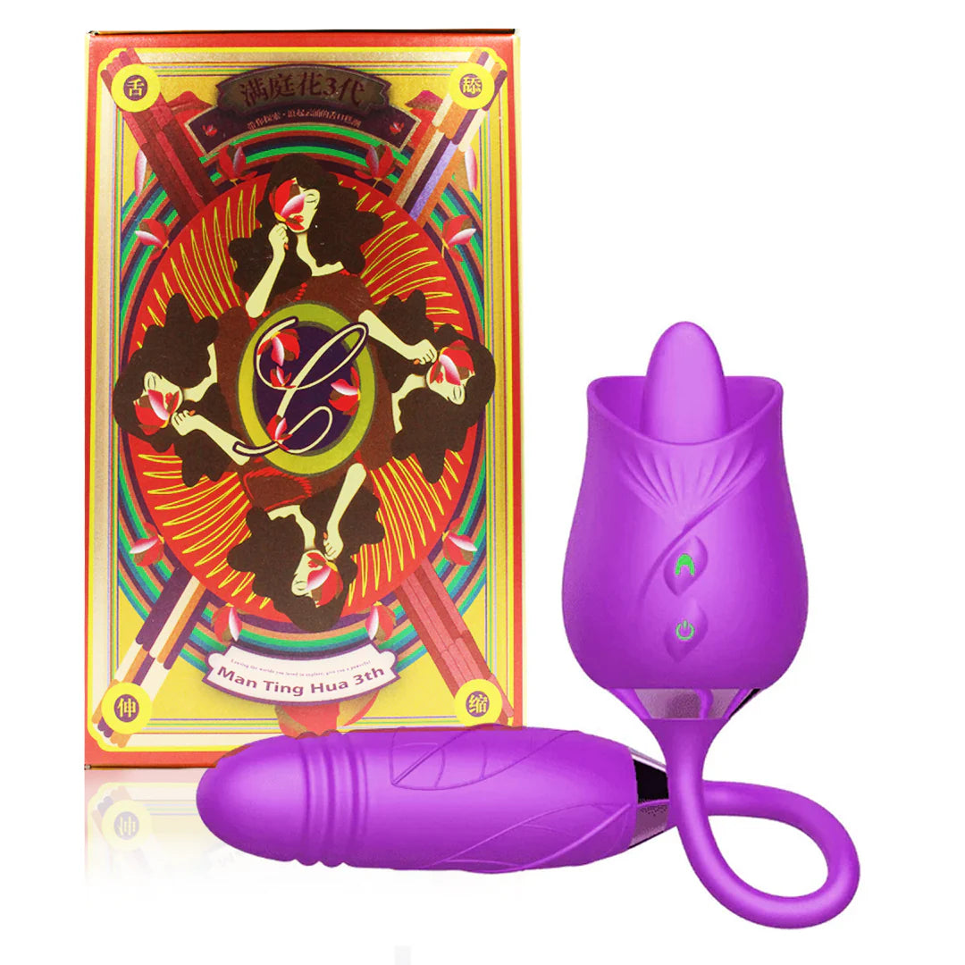 VIBRADOR DOBLE ESTIMULACION FLOWER