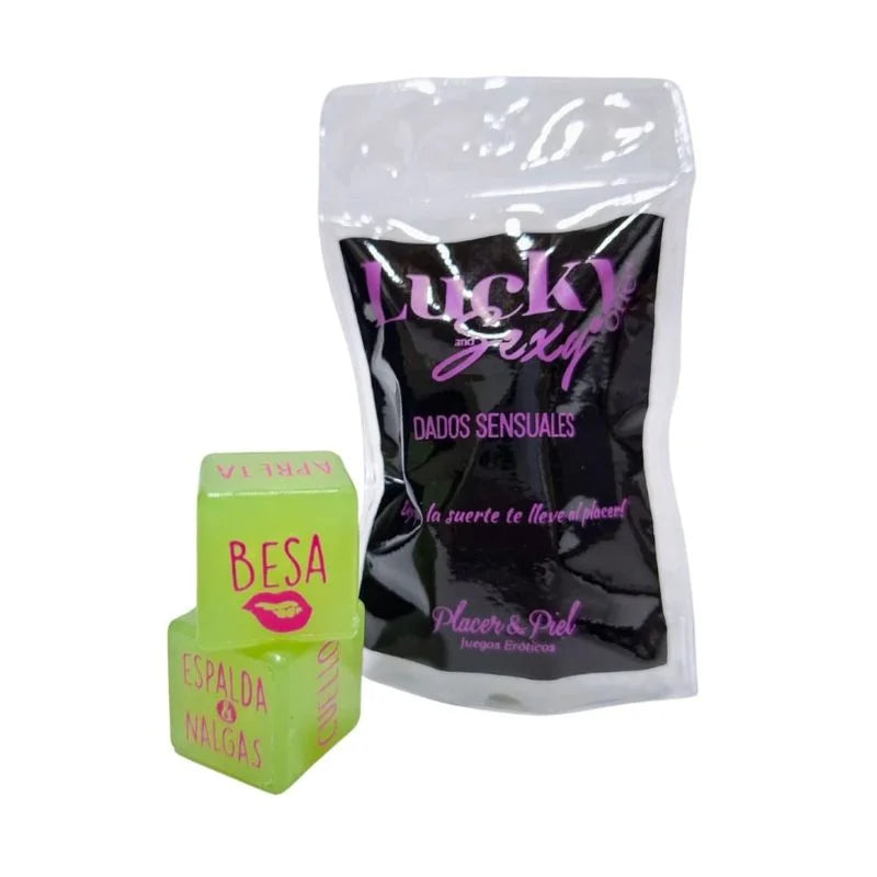 DADOS LUCKY ACCIONES NEON