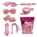 KIT BONDAGE PELUCHE ROSADO 7 PIEZAS