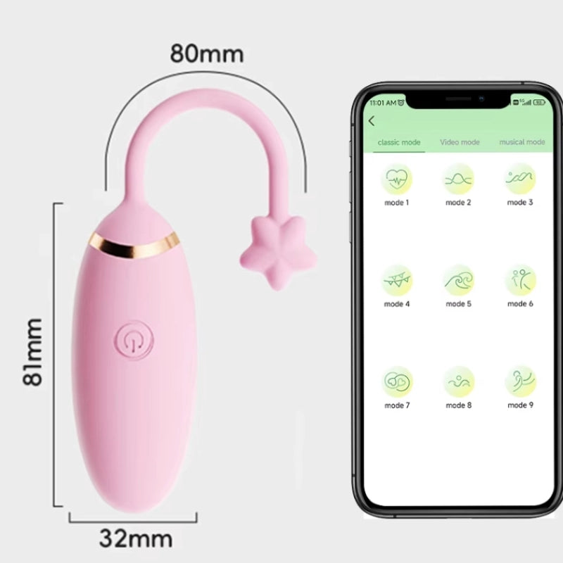 HUEVO VIBRADOR CON APP LITTLE STARS