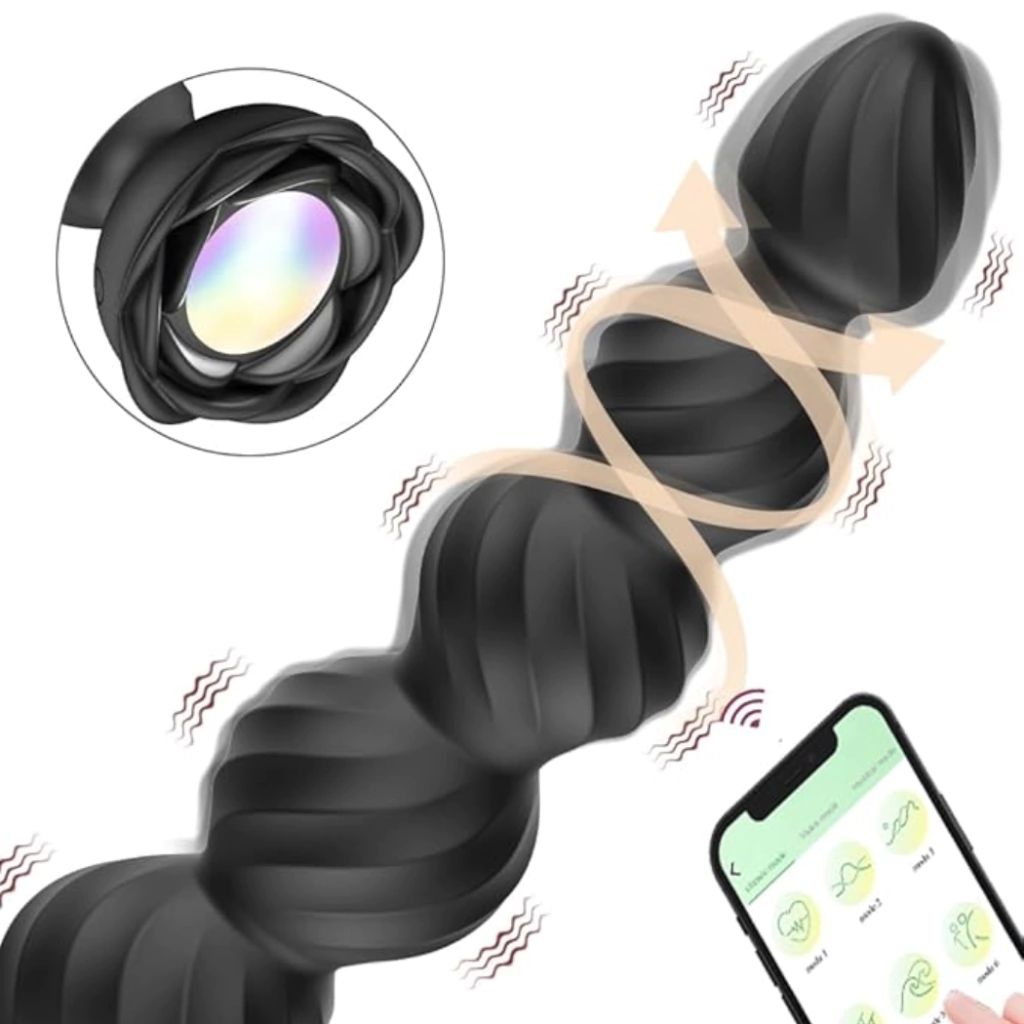 BOLAS ANALES VIBRADORAS CON LUCES Y APP