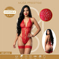 CONJUNTO LENCERIA ROJO MUSA PRESTIGE