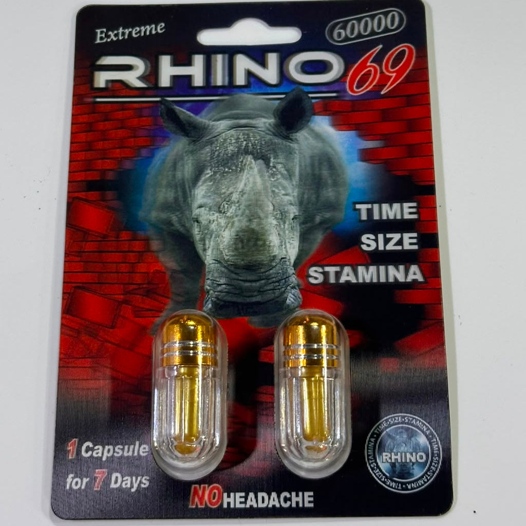 PASTILLA POTENCIALIZADORA RHINO 69