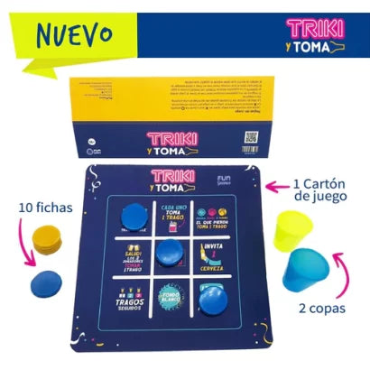 JUEGO DE MESA TRIKI Y TOMA