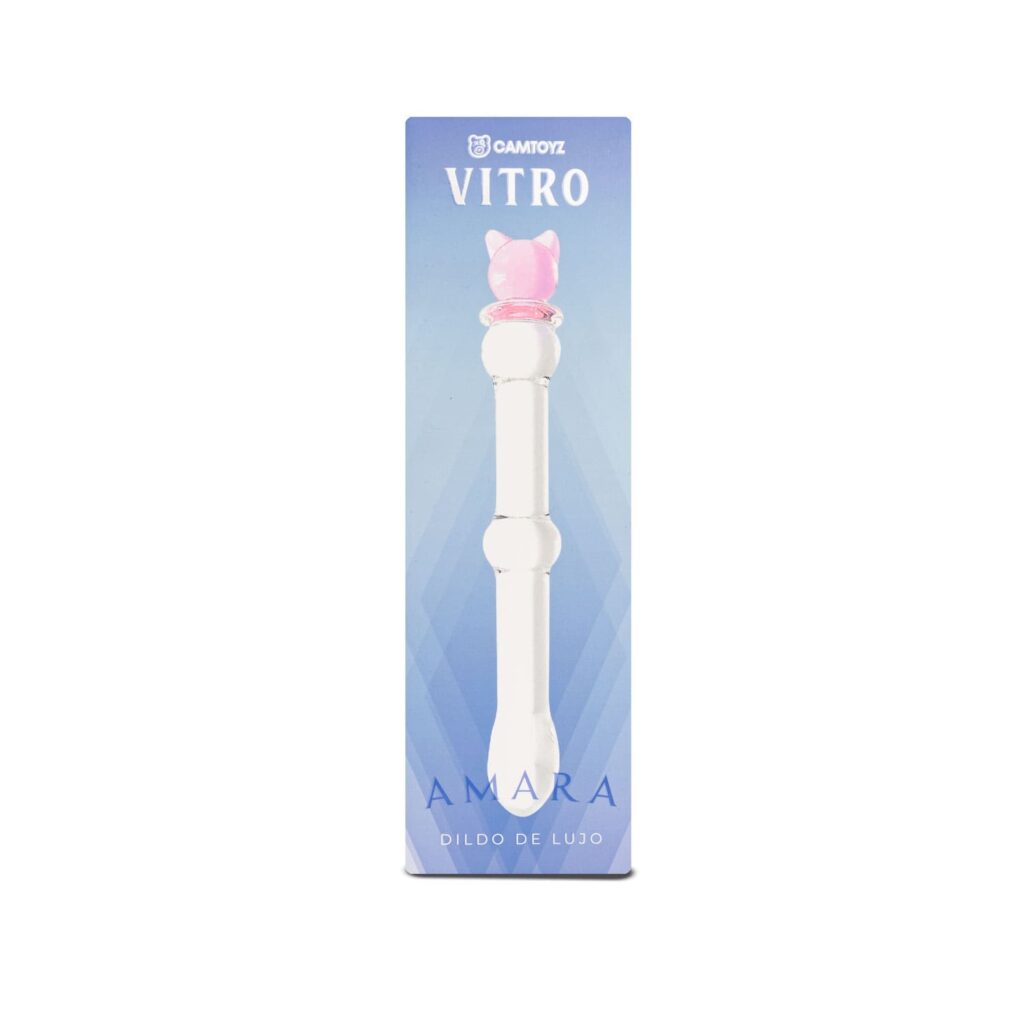 DILDO VITRO AMARA DE VIDRIO