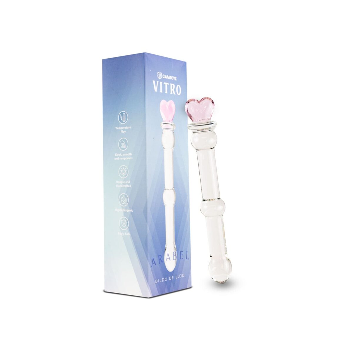 VITRO DILDO DE VIDRIO ARABEL 17 CM