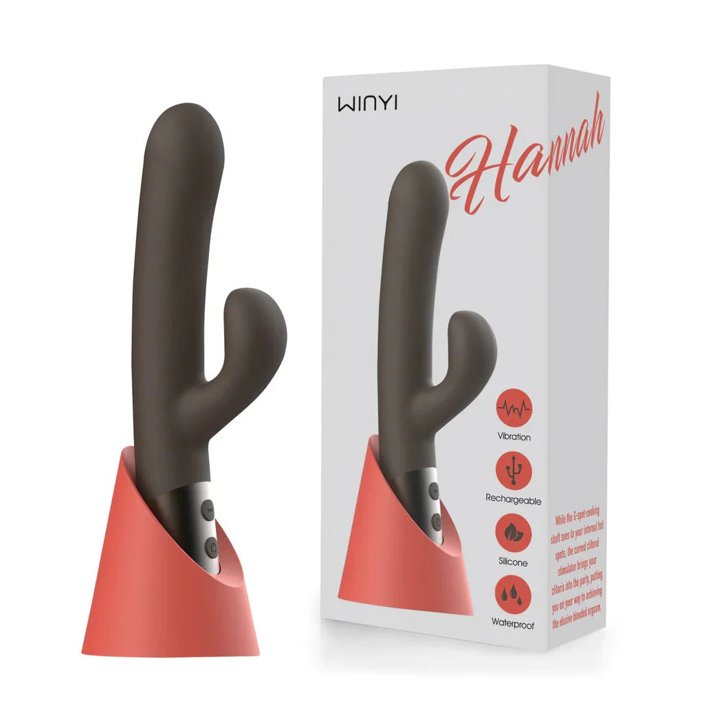 WINYI HANNAH VIBRADOR DOBLE ESRIMULACIÓN