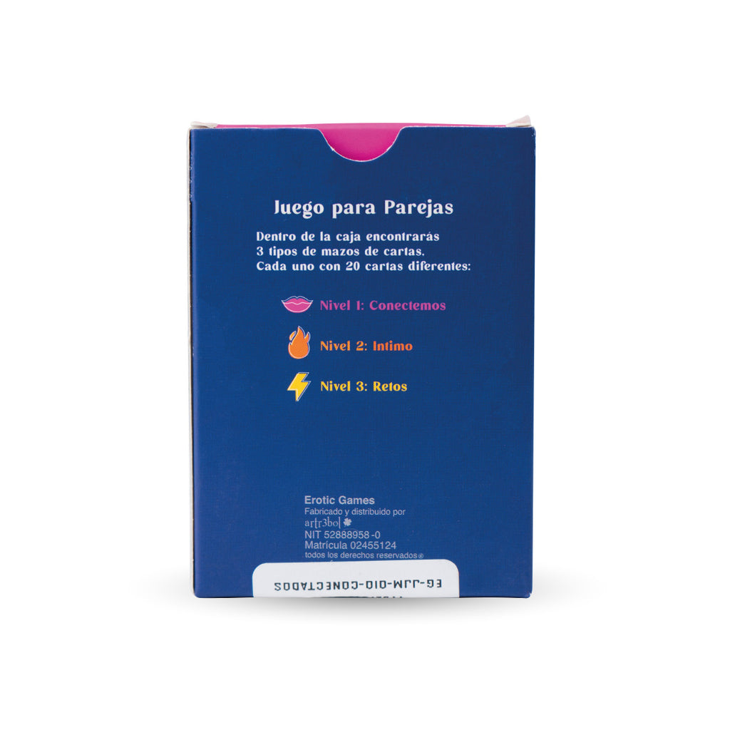 JUEGO DE CARTAS PARA PAREJAS CONECTADOS