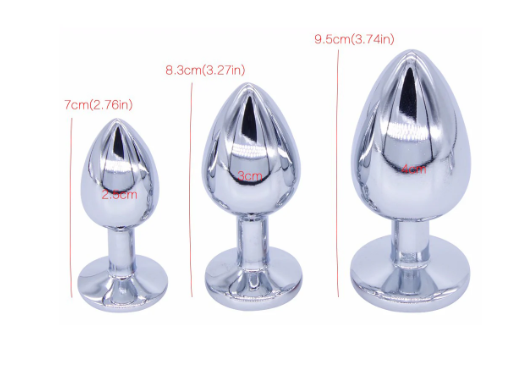 PLUG ANAL PLATEADO