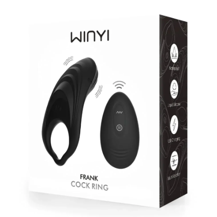 WINYI ANILLO VIBRADOR FRANK REMOTO