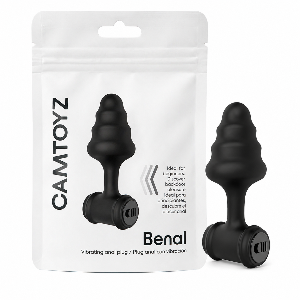 PLUG ANAL VIBRADOR BENAL CAMTOYZ