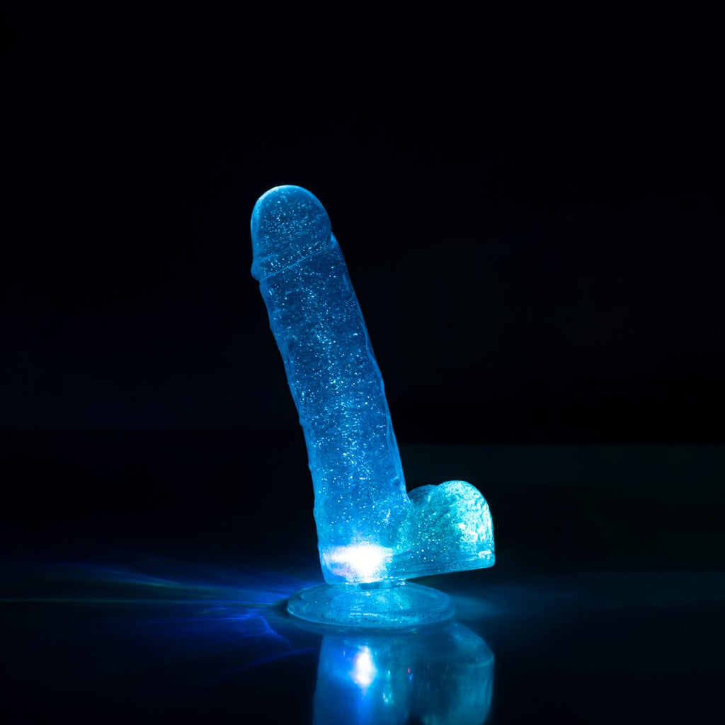 DILDO REALISTA NEBULA TRANSPARENTE 20 CM