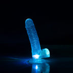 DILDO REALISTA NEBULA TRANSPARENTE 20 CM
