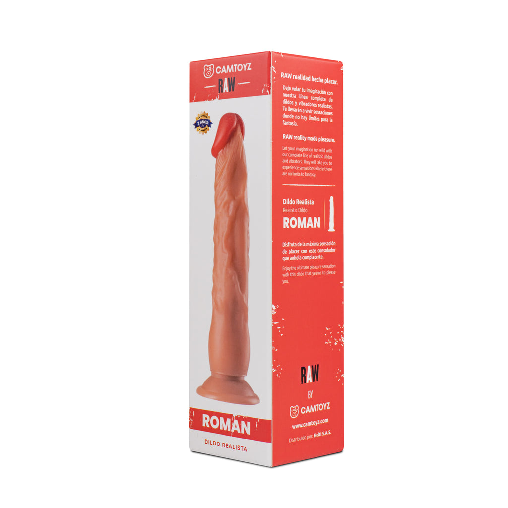 RAW DILDO REALISTA ROMAN 23 CM