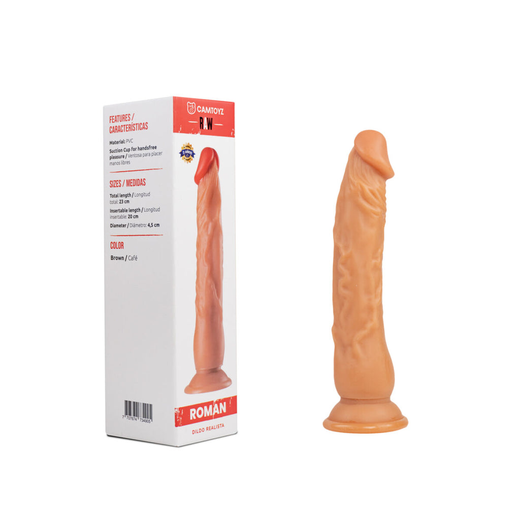 RAW DILDO REALISTA ROMAN 23 CM