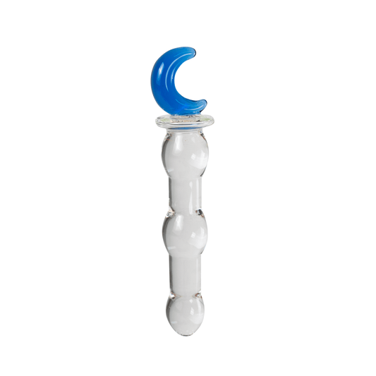 DILDO DE VIDRIO BLUE 18 CM