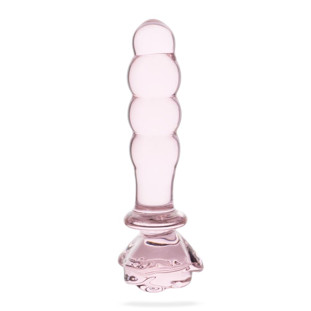 DILDO DE VIDRIO QUEEN 14 CM