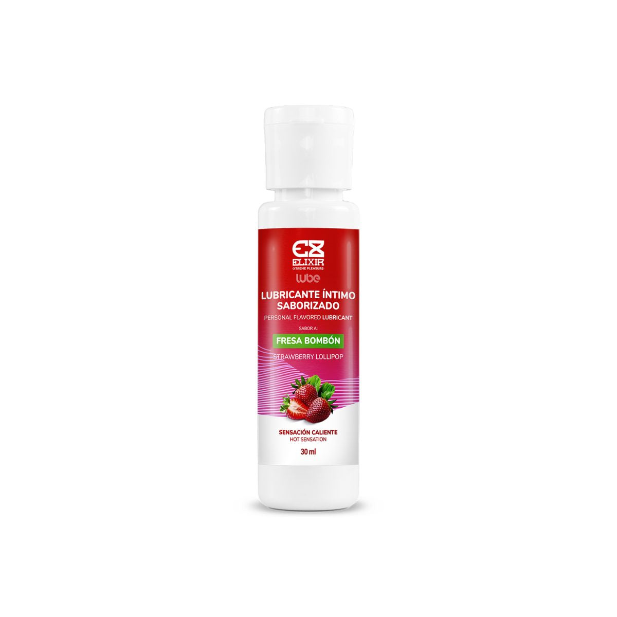 LUBRICANTE INTIMO ELIXIR SABORIZADO FRESA BOMBON