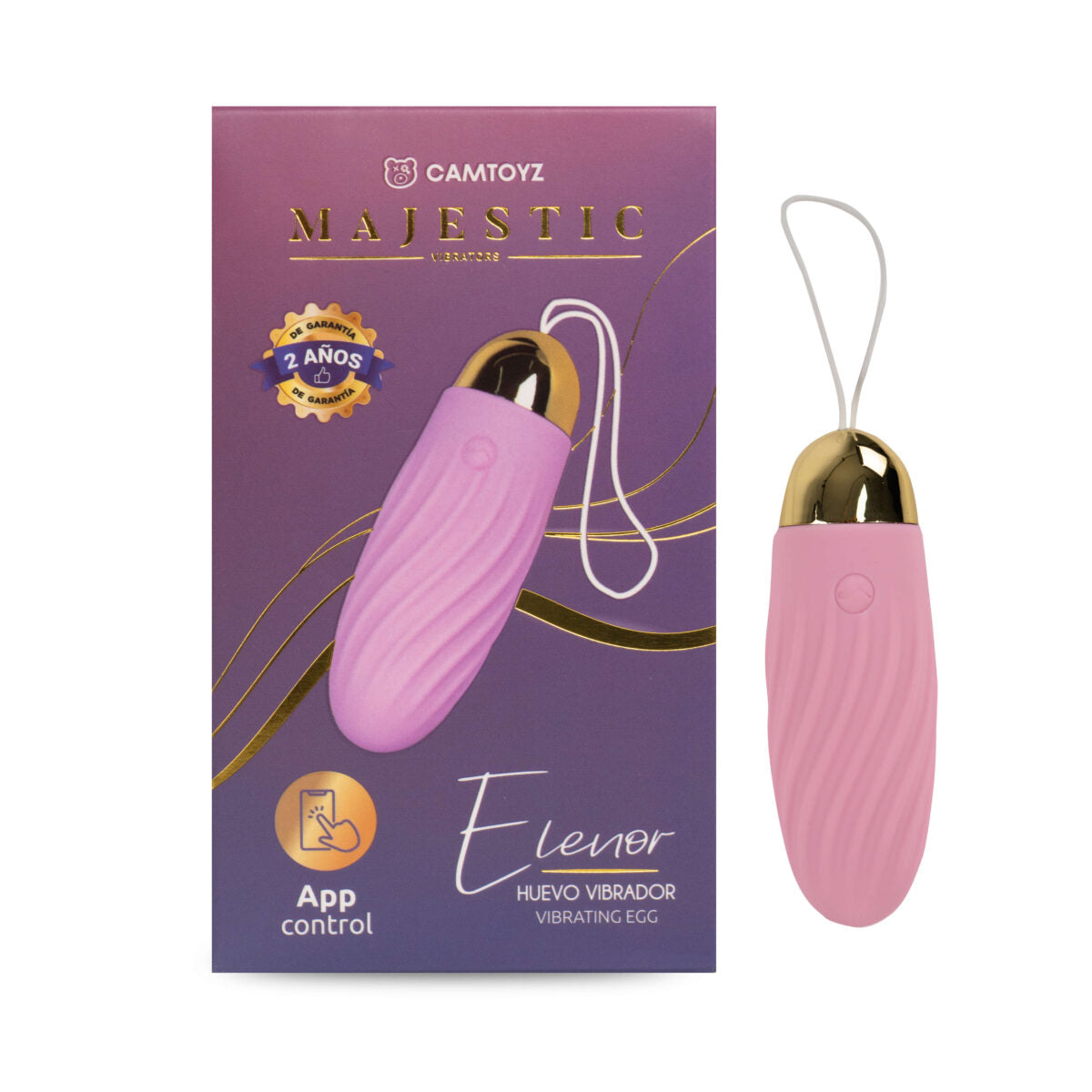 HUEVO VIBRADOR CON APP ELENOR MAJESTIC