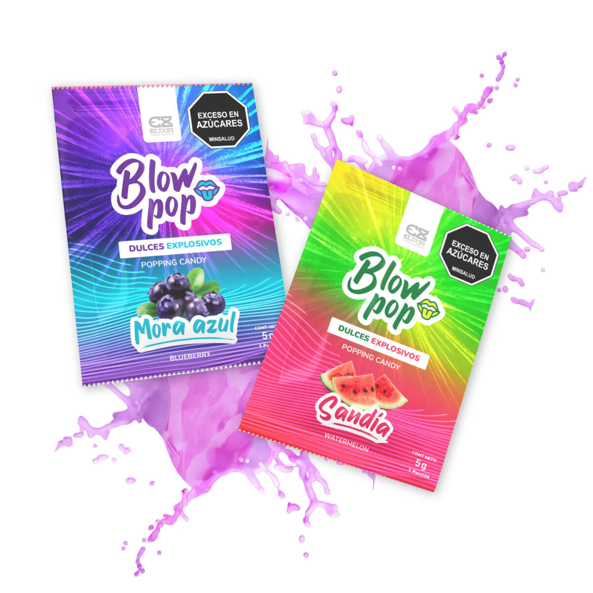 DULCES EXPLOSIVOS BLOW POP ELIXIR