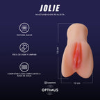 MASTURBADOR VAGINA Y ANO REALISTA JOLIE OPTIMUS