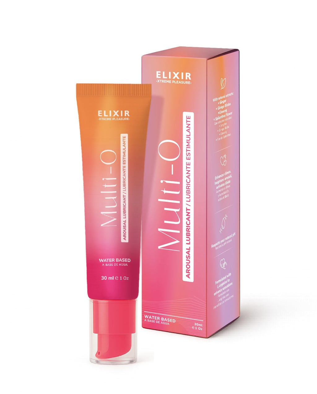 LUBRICANTE ELIXIR MULTIORGASMOS MULTI-O 30ML
