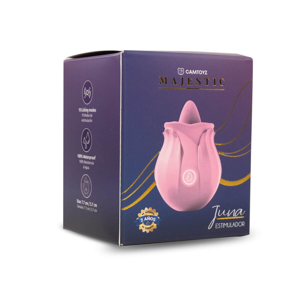 VIBRADOR MAJESTIC JUNA CON LENGUA