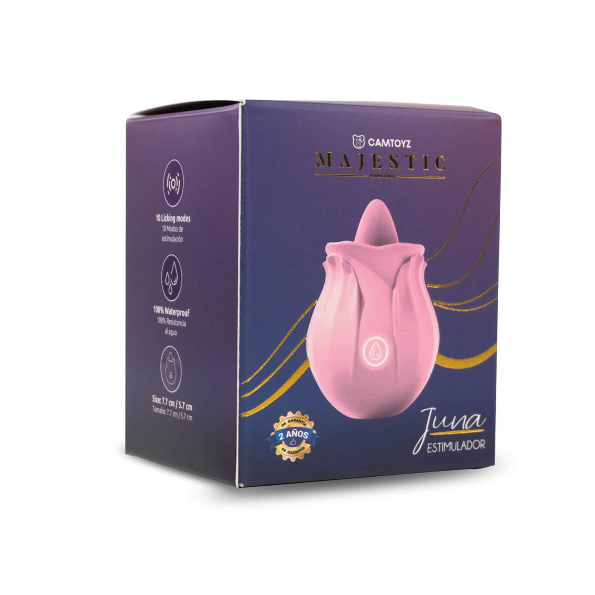 VIBRADOR MAJESTIC JUNA CON LENGUA