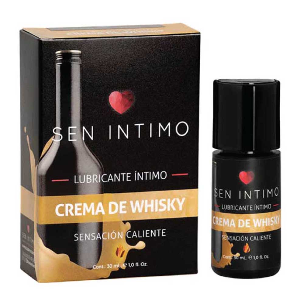 LUBRICANTE SEN INTIMO CALIENTE CREMA DE WISKY 30ML