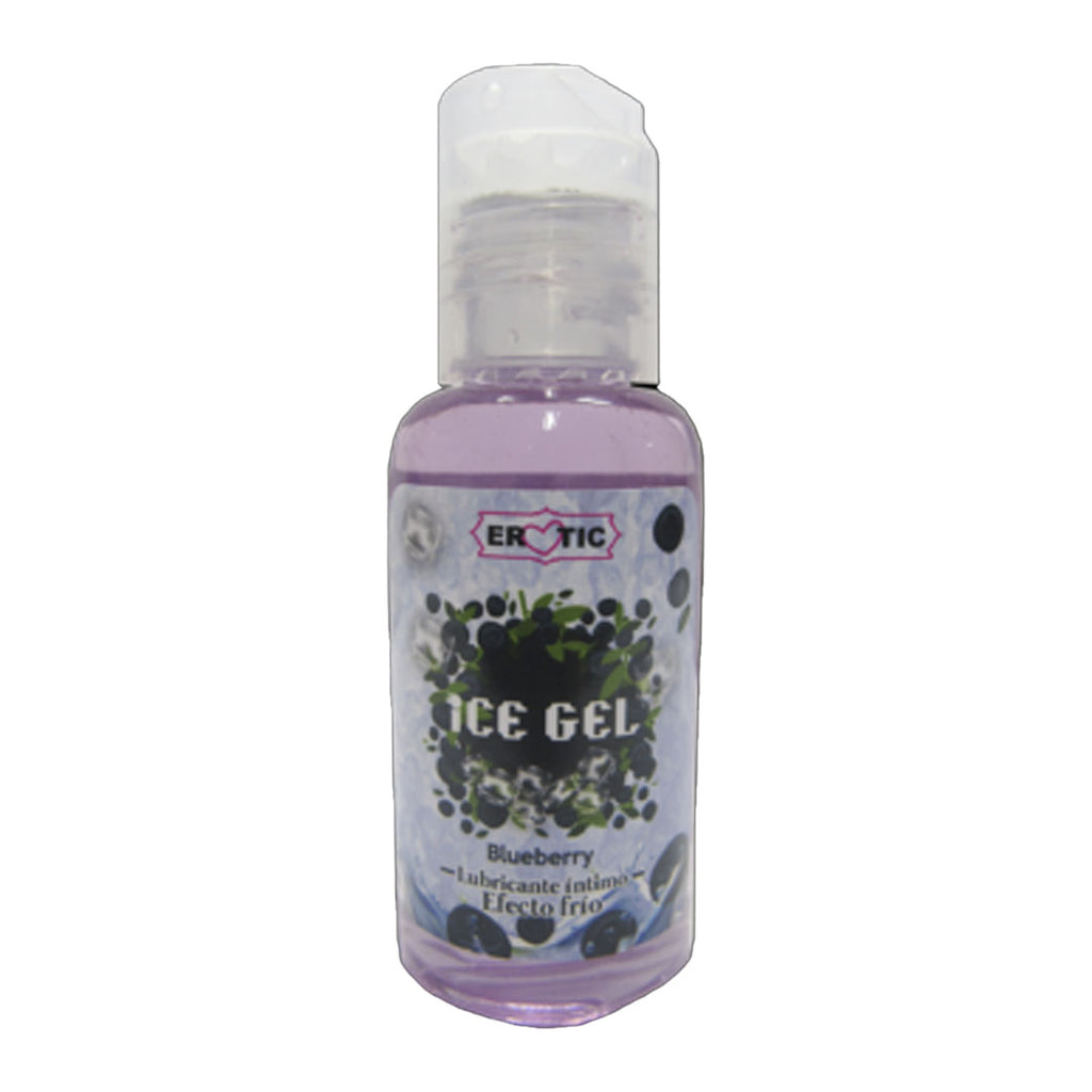 LUBRICANTE EROTIC ICE DOBLE EFECTO CON SABOR 40ML