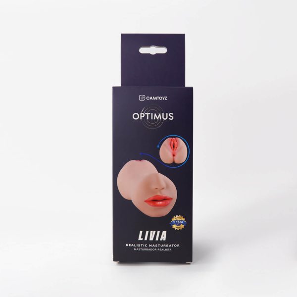 MASTURBADOR TRIPLE USO REALISTA LIVIA OPTIMUS