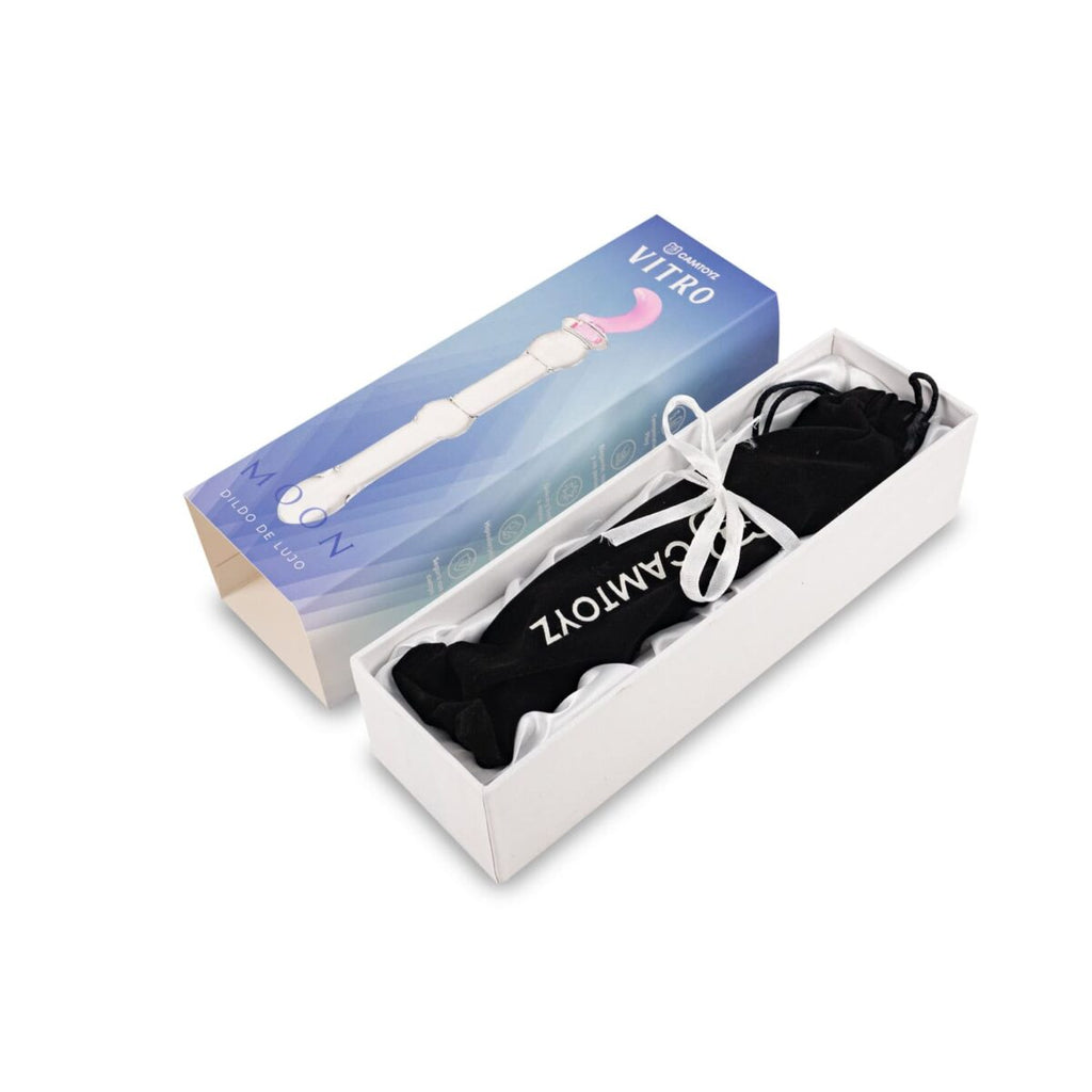 DILDO VITRO MOON DE VIDRIO MOON 17 CM