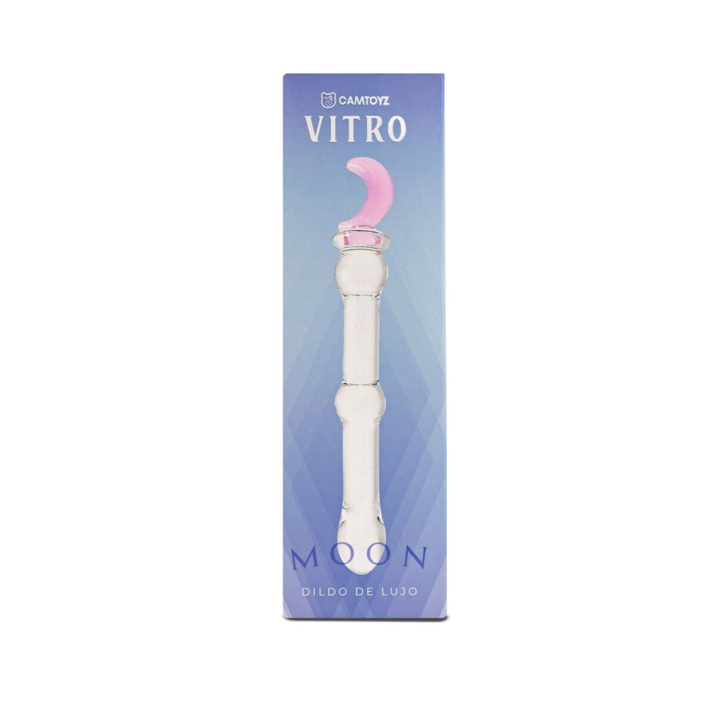 DILDO VITRO MOON DE VIDRIO MOON 17 CM