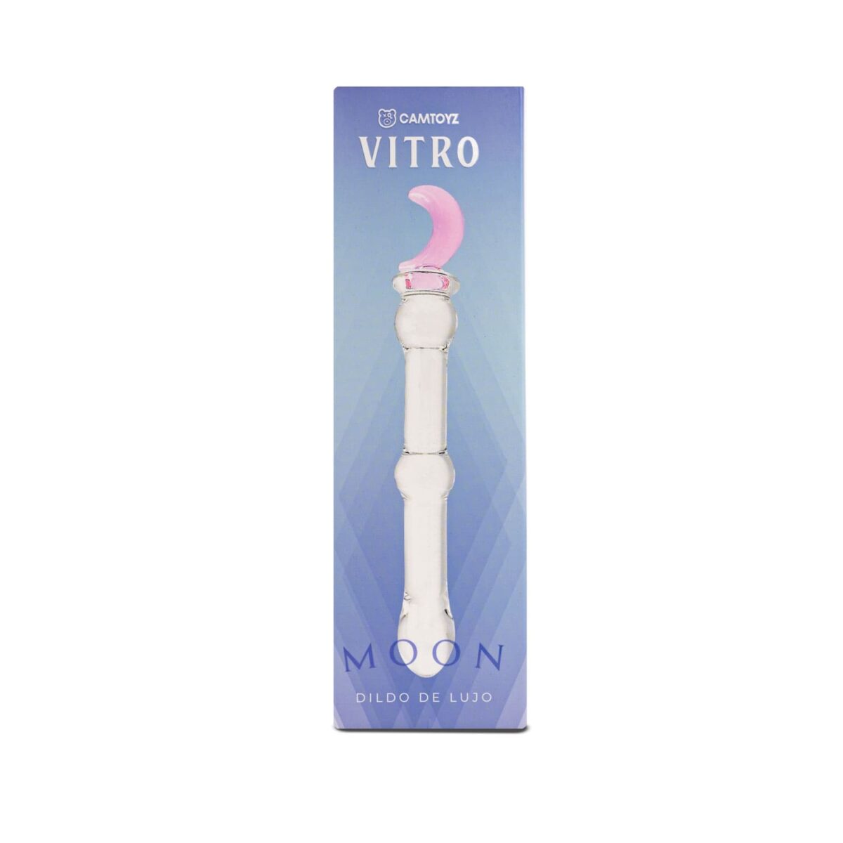 DILDO VITRO MOON DE VIDRIO MOON 17 CM