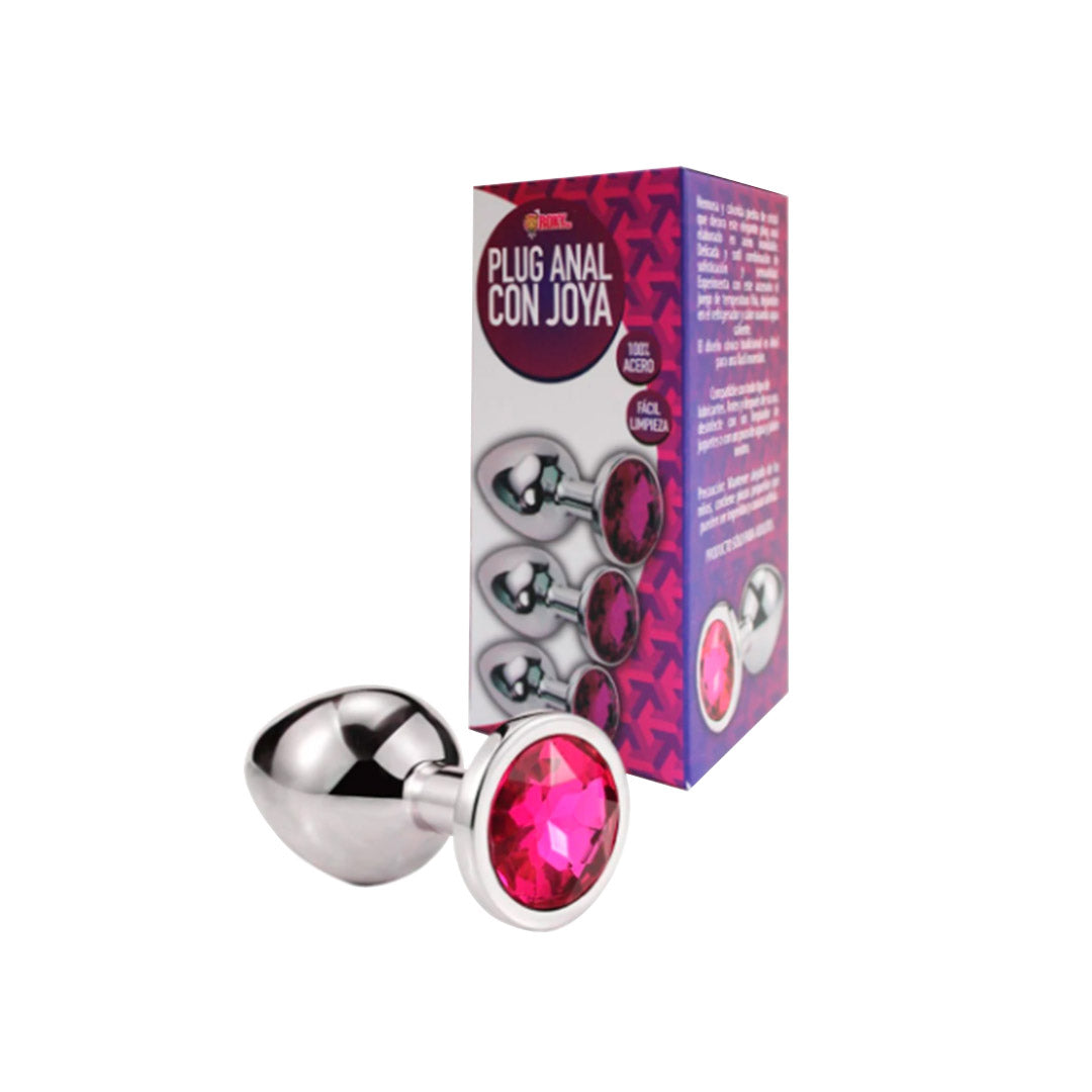 PLUG ANAL PLATEADO