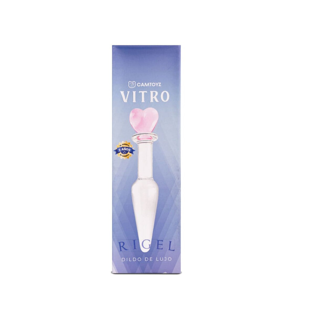 DILDO VITRO RIGEL DE VIDRIO 13 CM