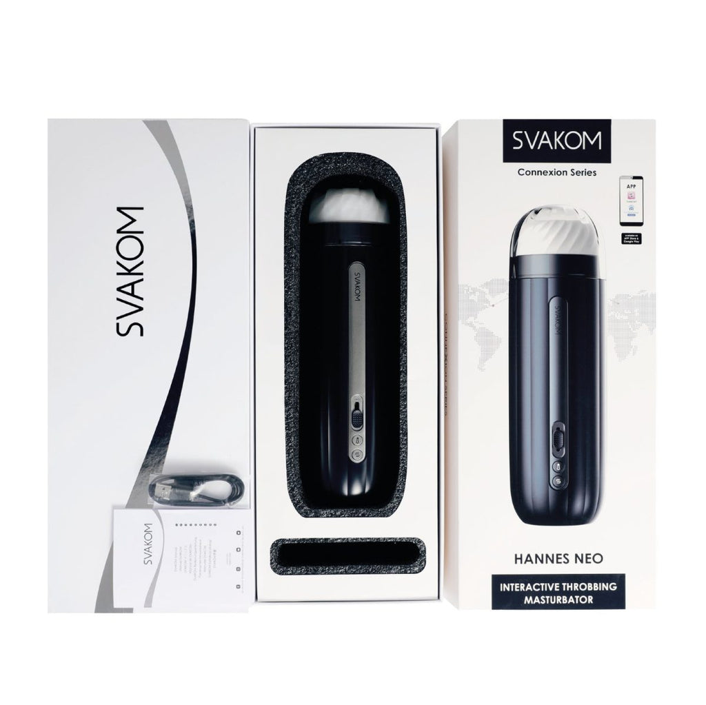 MASTURBADOR MASCULINO SVAKOM CON APP HANNES NEO
