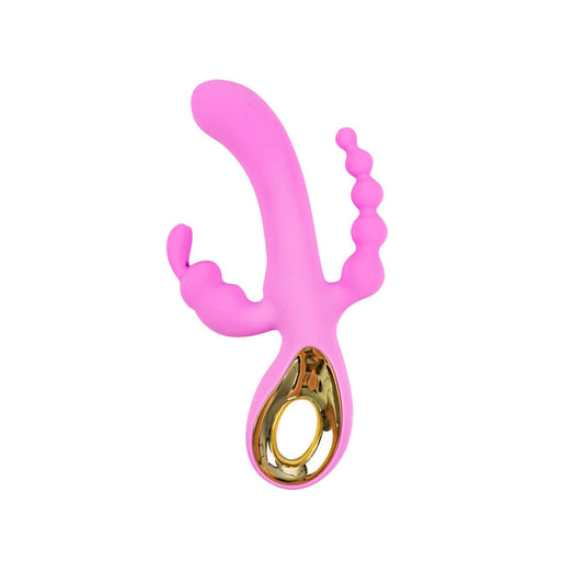 VIBRADOR TRIPLE ESTIMULACION TRENTO MAJESTIC