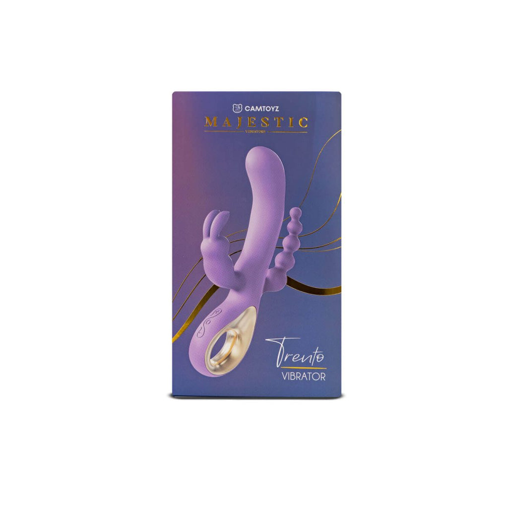 VIBRADOR TRIPLE ESTIMULACION TRENTO MAJESTIC