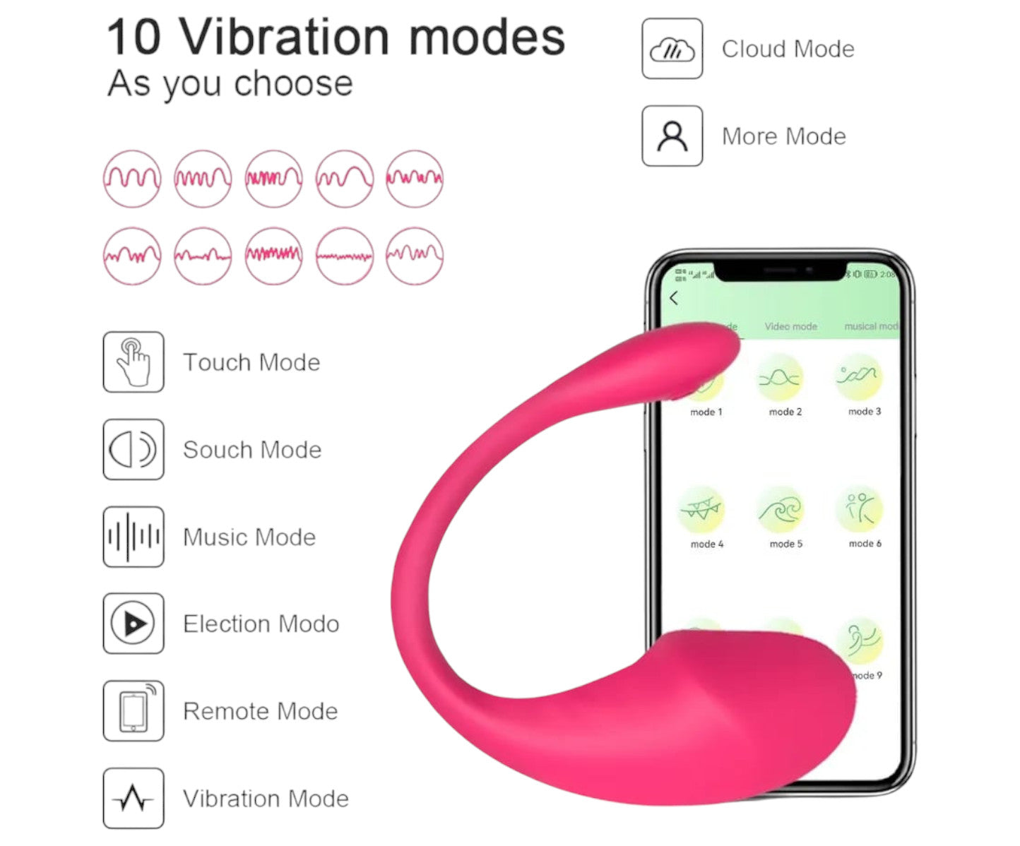 VIBRADOR CON APP LAU8+